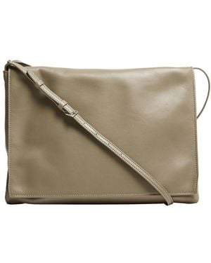 The Row Schultertasche Nan Aus Leder - Grün