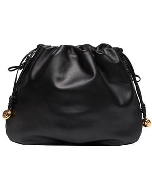 Liffner Clutch Bag With Charm - Black