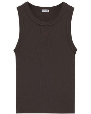Loewe Anagram Tank Top - Brown