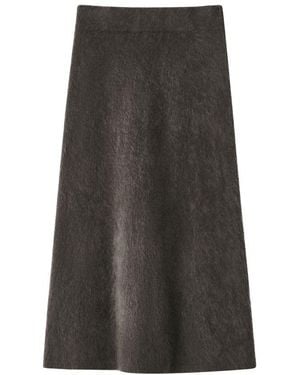 Lisa Yang Asta Iconic Cashmere Skirt - Natural