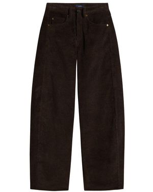 Soeur Gunther Corduroy Wide Pants - Black