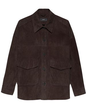 Arma Kaylee Suede Jacket - Brown
