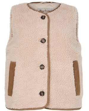 Barbour Luciana Fleece Gilet - Natural