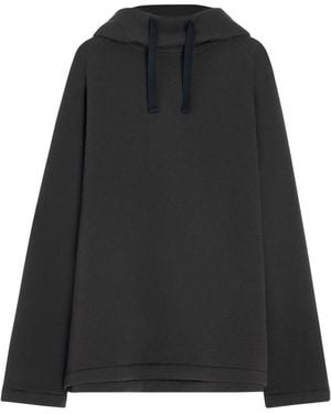 Lemaire Langarmpullover Mit Kapuze - Schwarz