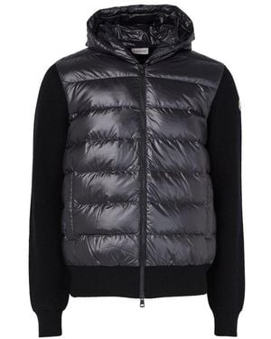 Moncler Cardigan Mit Reißverschluss - Schwarz