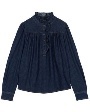 Ba&sh Milac Blouse - Blue