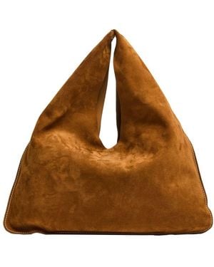 The Row Small Bindle Bag - Brown