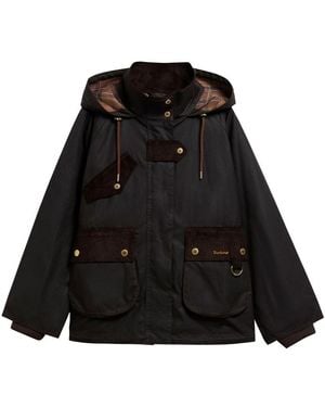 Barbour Veste Cirée Willowmere - Noir