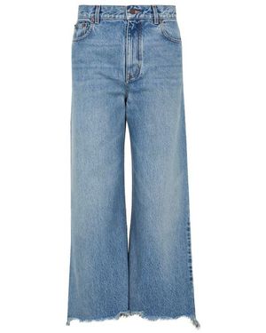 Chloé Gerade Jeans - Blau