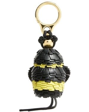 Loewe Luxury Hedgehog Charm In Felt, Beads And Calfskin | Lyst