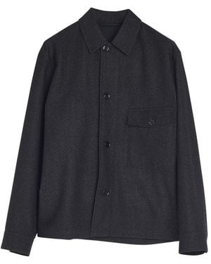 Lemaire Hemdjacke Mit 1 Tasche - Blau