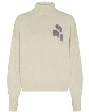 Isabel Marant Nash Turtleneck Sweater - White