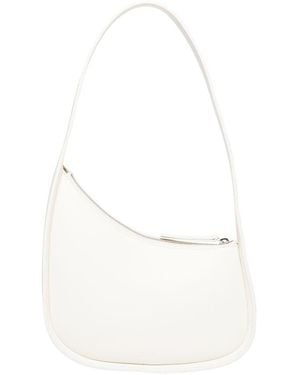 The Row Half Moon Shoulder Bag - White