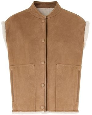 Yves Salomon Gilet - Brown