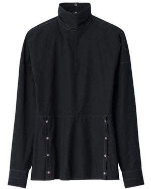 Lemaire Button-Front Top - Black