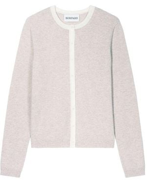 Bompard Cardigan À Manches Boutonnées - Neutre