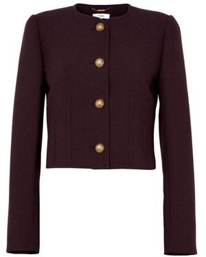 Chloé Single-Breasted Jacket - Purple