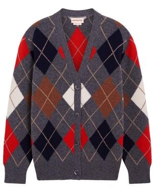 &Daughter Cardigan Ava Argyle - Bleu