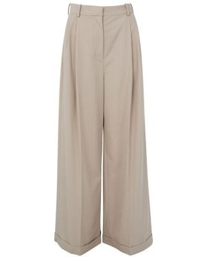 Loewe Hose Mit Weitem Bein - Natur