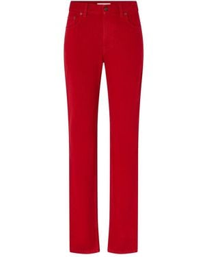 Chloé Straight-Leg Jeans - Red