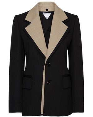 Bottega Veneta Single-Breasted Blazer - Black