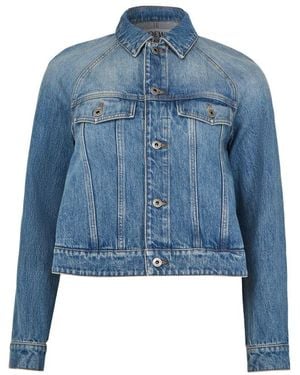 Loewe Trapeze Denim Jacket - Blue