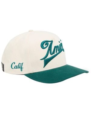 Amiri Casquette En Toile Bicolore - Vert