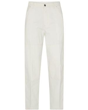 Moncler Regular-Fit Pants - White