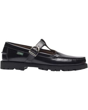 Paraboot Babord Smooth Leather Loafers - Black
