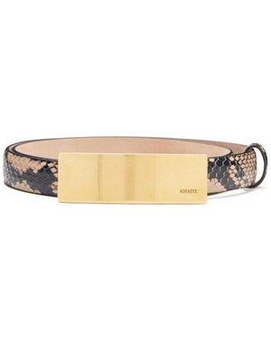 KHAITE Berlin Antique 25 Mm Belt - Gray