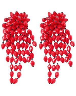 Isabel Marant Hanabi Earrings - Red