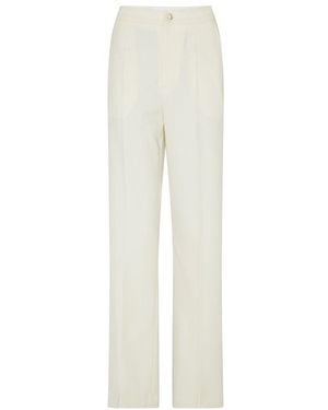 Moncler Wool Dress Pants - White