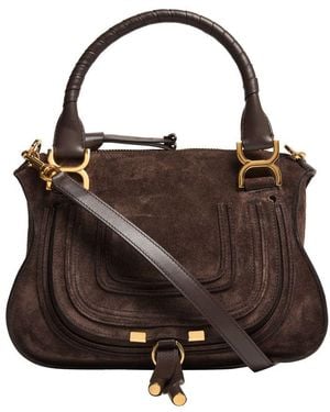 Chloé Sac À Main Marcie - Marron