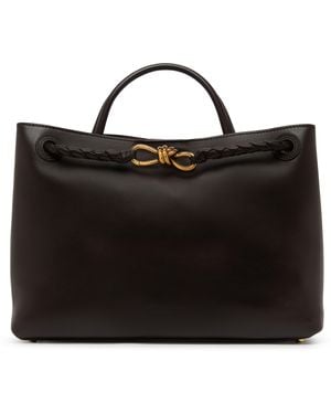 Bottega Veneta Tasche aus Glattleder Andiamo - Schwarz