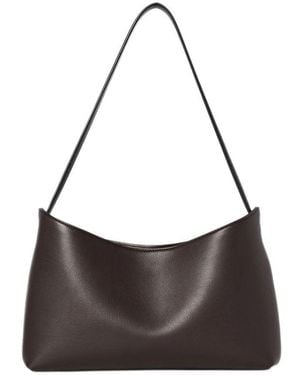 The Row Alma Baguette Shoulder Bag - Brown