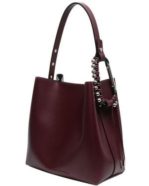 Kitesy Martin Studio Leather Bucket Bag - Purple