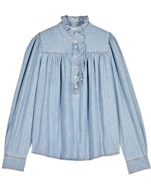 Ba&sh Lilac Blouse - Blue