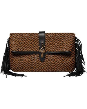 Vanessa Bruno Cléo Clutch Bag - Brown