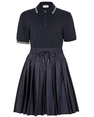 Moncler Mini Shirt Dress - Blue