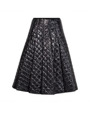 Moncler Pleated Midi Skirt - Black