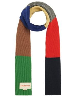 &Daughter Scarf With Wide Stripes - Blue