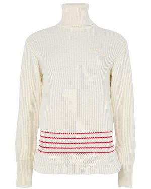 Chloé Pull À Col Roulé - Blanc
