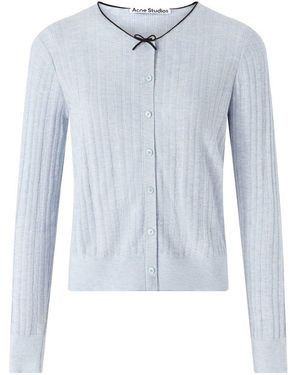 Acne Studios Strickcardigan - Blau