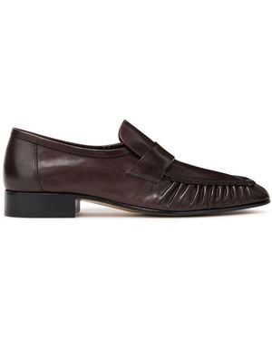 The Row Soft Loafers - Brown