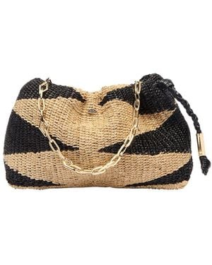 Ba&sh June Raffia Bag - Black