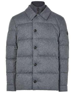 Moncler Pres Shirt Doudoune - Gray