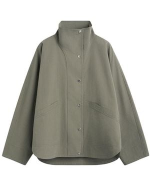 TOTEME Summer Parachute Jacket - Gray