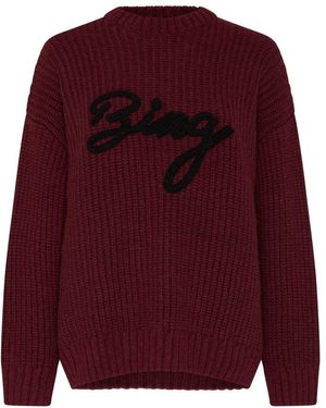 Anine Bing Pullover Sydney Mit Zinfandel Signature - Rot