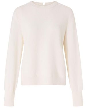 Lisa Yang Cecira Cashmere Round-Neck Sweater - White
