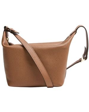 Valextra Mochi Mini Handle Bag - Brown